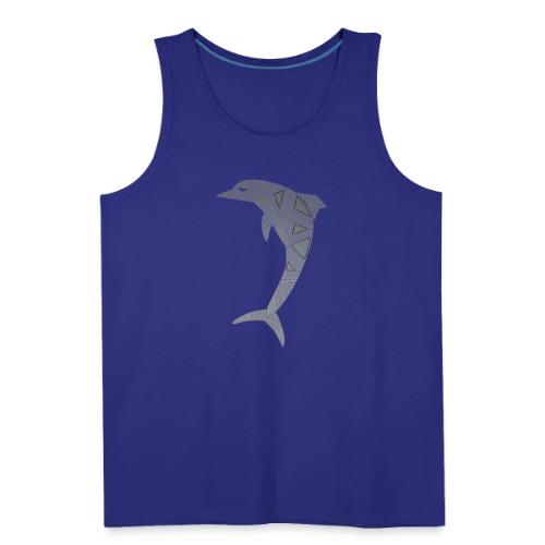 dolphin art deco - Men's Premium Tank