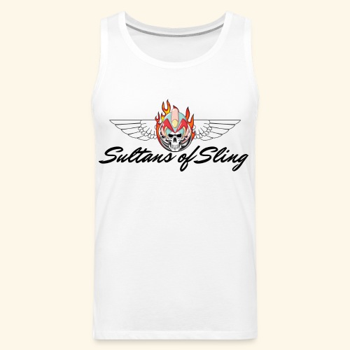 Sultans of Sling Shirt Logo - Men's Premium Tank