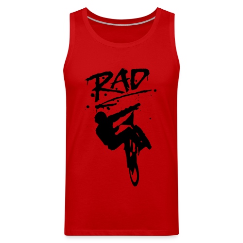 RAD BMX Bike Graffiti 80s Movie Radical Shirts - Men's Premium Tank