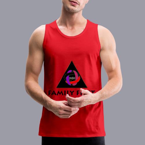 JALEJA FAMILY FIRST (BLACK PRINT) - Men's Premium Tank
