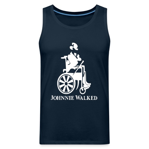 Johnnie Walked, Wheelchair fun, whiskey and roller - Men's Premium Tank