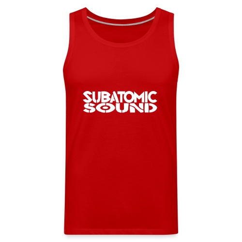 Subatomic Sound - all white - Men's Premium Tank