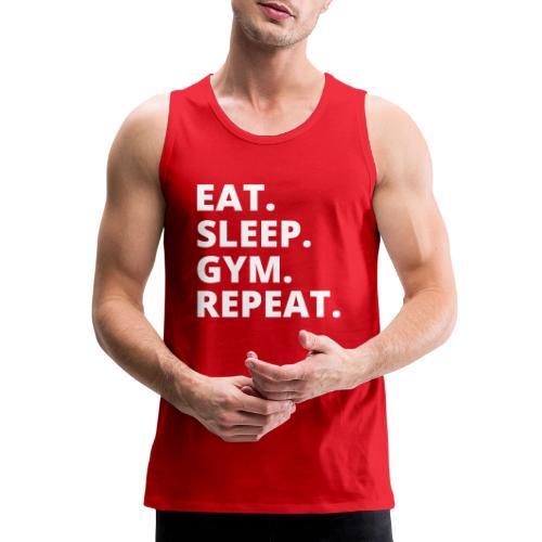 Eat Sleep Gym - Fitness Apparel & Workout Merch - Men's Premium Tank