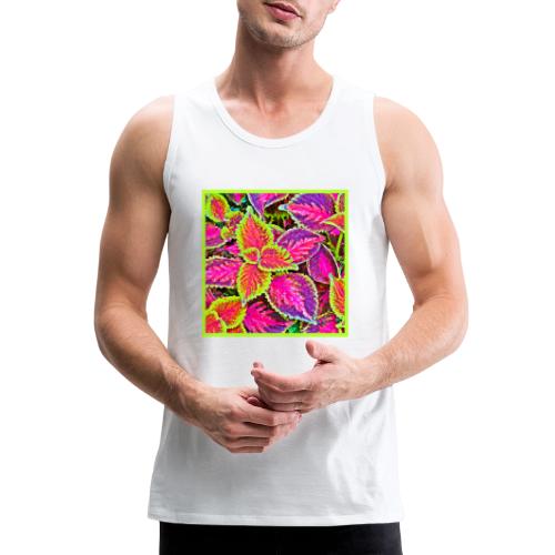 Vivid ChromaLeaf Harmony Pattern - Men's Premium Tank