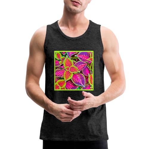 Vivid ChromaLeaf Harmony Pattern - Men's Premium Tank