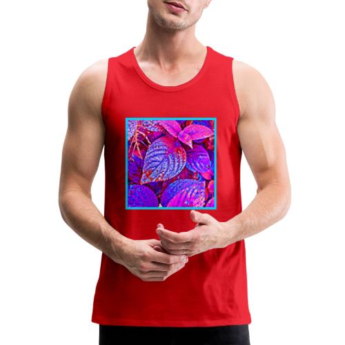 Luminous Leaves Elegance - Men's Premium Tank