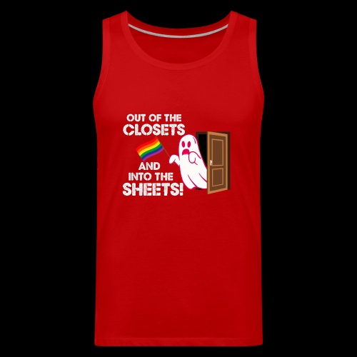 Out of the Closets Pride Ghost - Men's Premium Tank