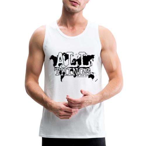 All Things World Map - Men's Premium Tank