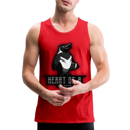 Heart Of A Penguin - Men's Premium Tank