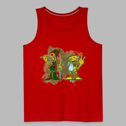 Ongher's UFO Hitchhiking Aliens - Men's Premium Tank