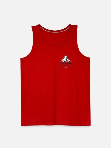 Alpyn Glacier Crest - Men's Premium Tank - red