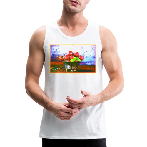 Ball Of Cherries Fruit Cute Photo. Buy Now - Men's Premium Tank