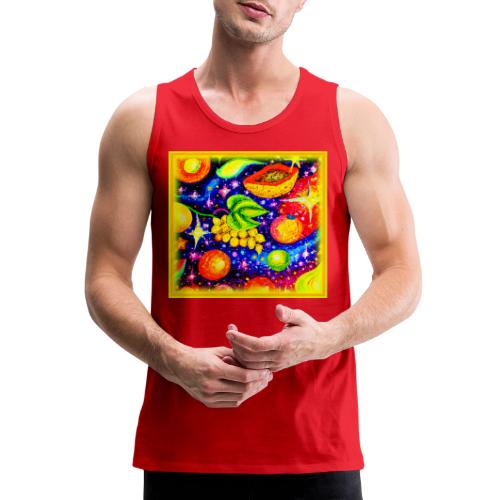 Tropical Fruits in the Starry Sky. Buy Now - Men's Premium Tank