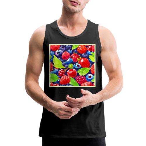 Summer Berry Medley - Men's Premium Tank