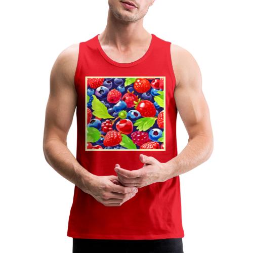 Summer Berry Medley - Men's Premium Tank