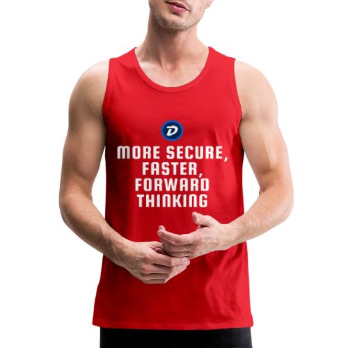 Digibyte. More secure, faster, forward thinking - Men's Premium Tank
