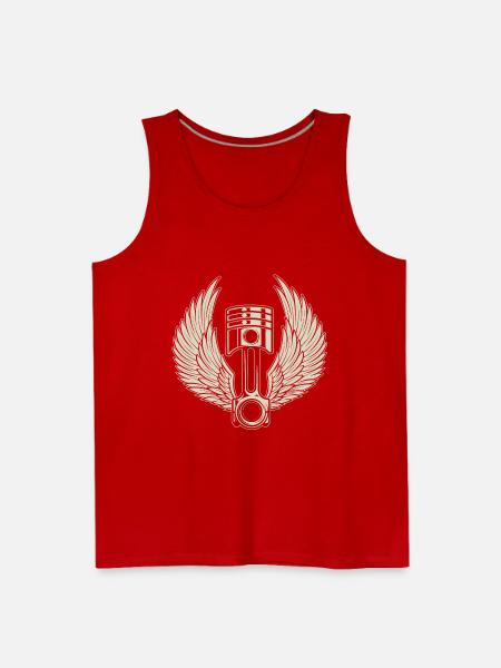 FREE PISTON - Men's Premium Tank - red