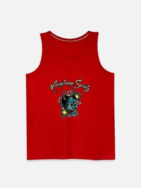 Green Japanese Demon - Men's Premium Tank - red