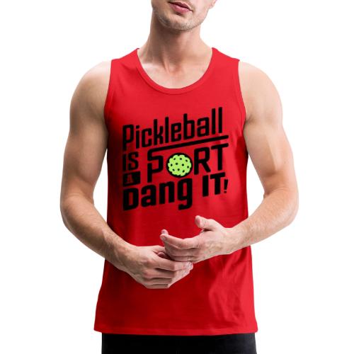 Funny Pickleball Design for Pickleball Lovers - Men's Premium Tank