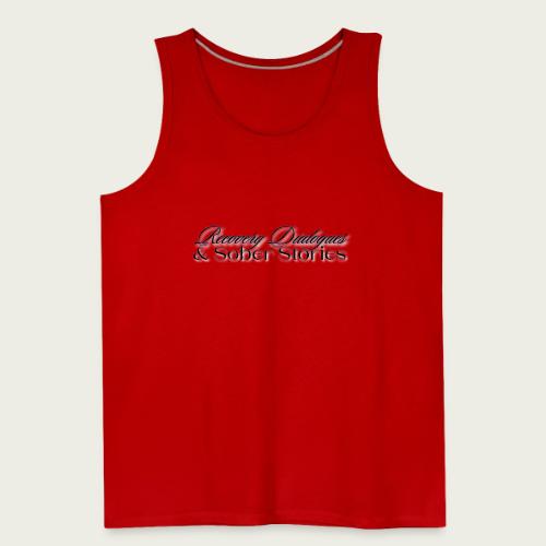 Recovery Dialogues and Sober Stories Official Logo - Men's Premium Tank
