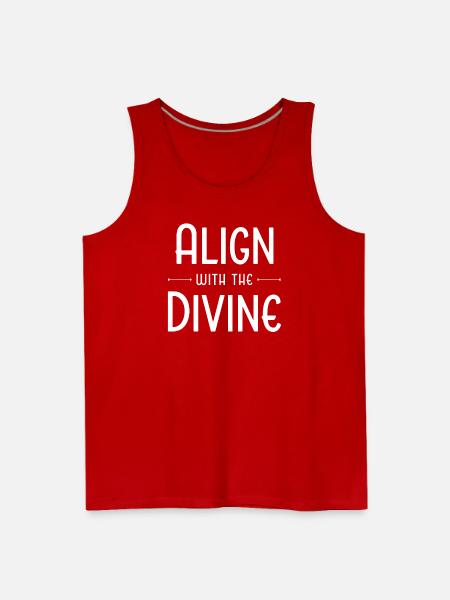 Align With The Divine - Men's Premium Tank - red