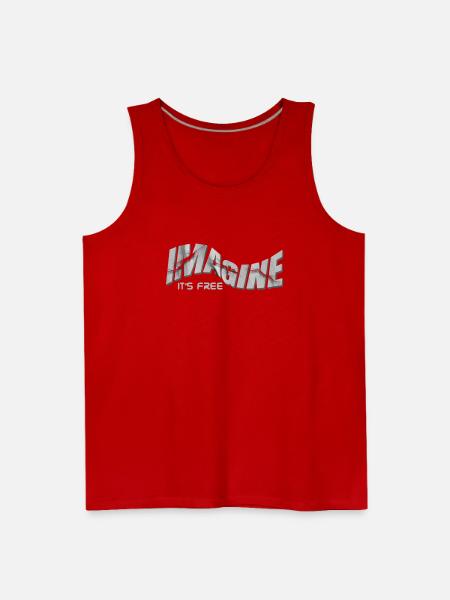 imagine - Men's Premium Tank - red