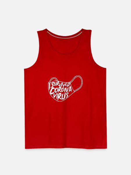 I SURVIVED NEWS - Men's Premium Tank - red