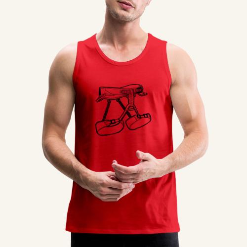 Climbing Harness - Black - Men's Premium Tank