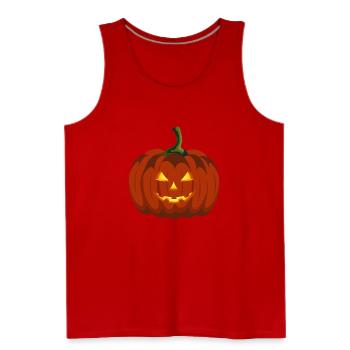 Pumpkin Halloween - Men's Premium Tank - red - Front