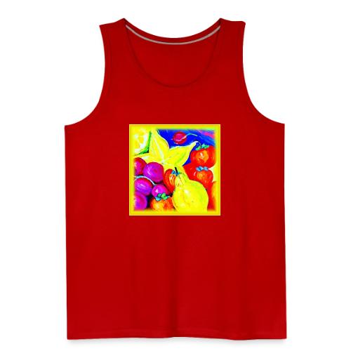 Bright Fruits and Stellar Skies. Buy Now - Men's Premium Tank