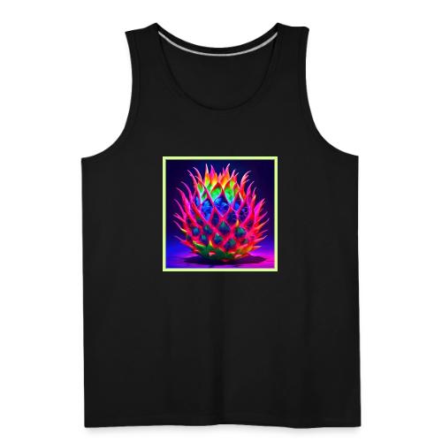 Electric Neon Dragon Fruit - Men's Premium Tank
