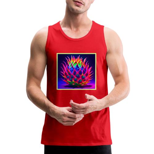 Electric Neon Dragon Fruit - Men's Premium Tank
