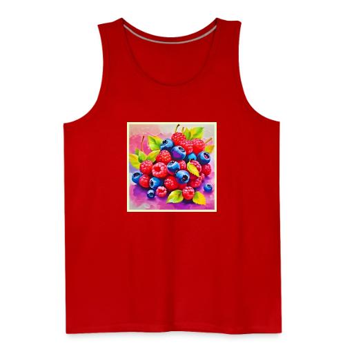 Colorful Berry Feast - Men's Premium Tank