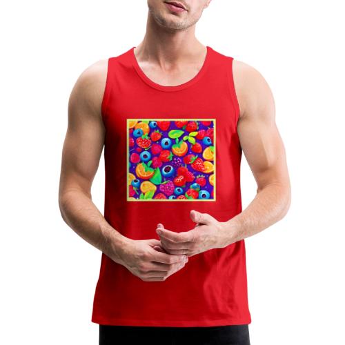 Citrus & Berries Burst - Men's Premium Tank