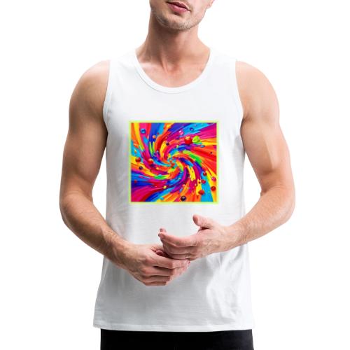 Colorful Fruit Vortex - Men's Premium Tank