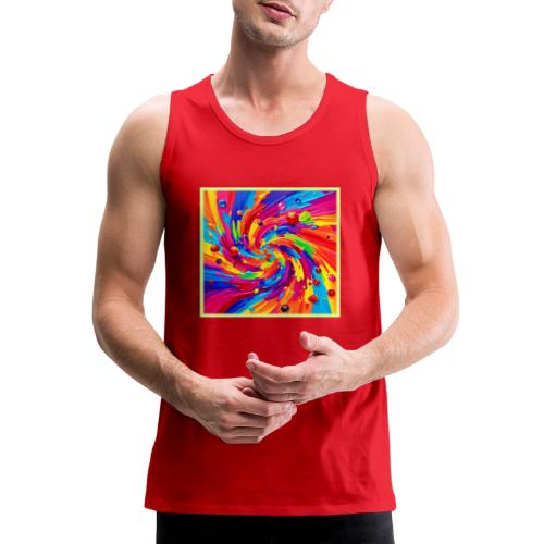 Colorful Fruit Vortex - Men's Premium Tank