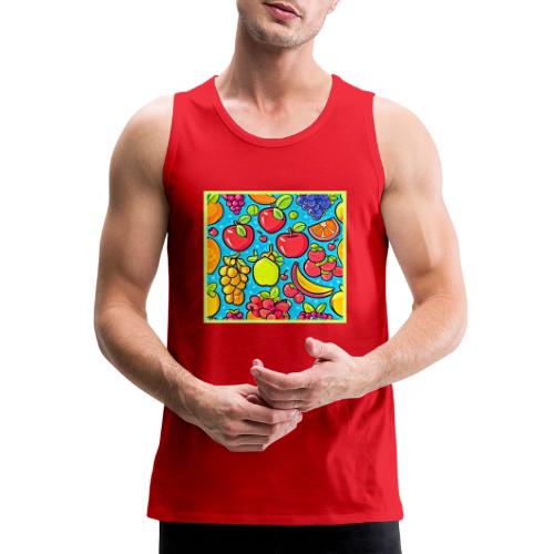 Fruitful Pattern Design - Men's Premium Tank