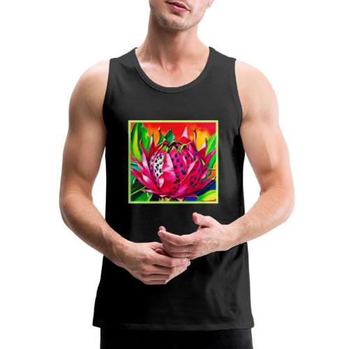Exotic Dragon Fruit Bloom - Men's Premium Tank