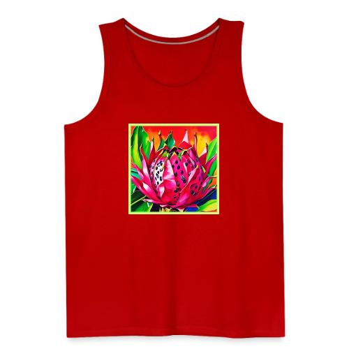Exotic Dragon Fruit Bloom - Men's Premium Tank