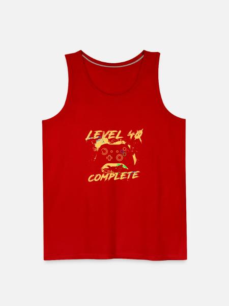 Level 40 - Men's Premium Tank - red