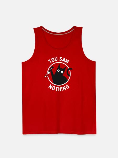 You Saw Nothing - Men's Premium Tank - red