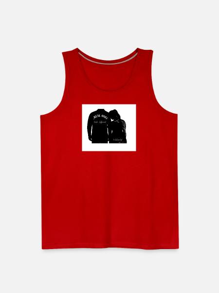 page 1 - Men's Premium Tank - red