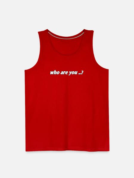 Unique product - Men's Premium Tank - red