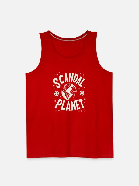 planet aid scandal - Men's Premium Tank - red