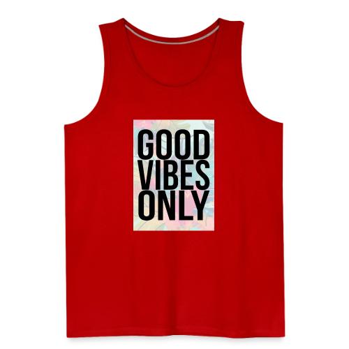 good vibes only tropical - Men's Premium Tank