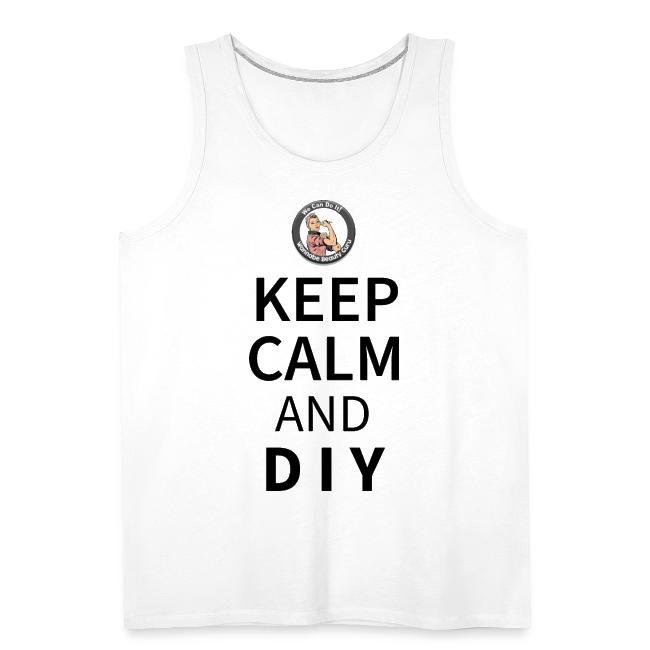 Keep Calm and DIY On Black Text