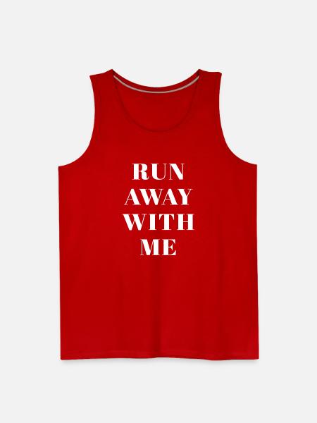 Run Away With Me - Men's Premium Tank - red