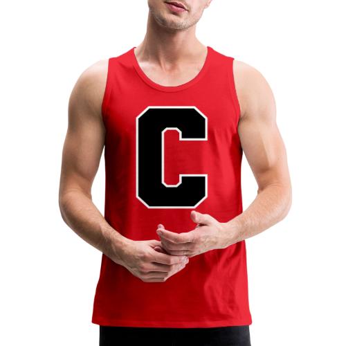 Varsity Letter C Collegiate Monogram - Men's Premium Tank