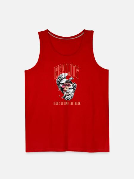 Face - Men's Premium Tank - red