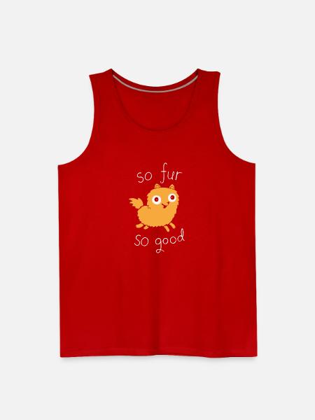 So Fur So Good - Men's Premium Tank - red